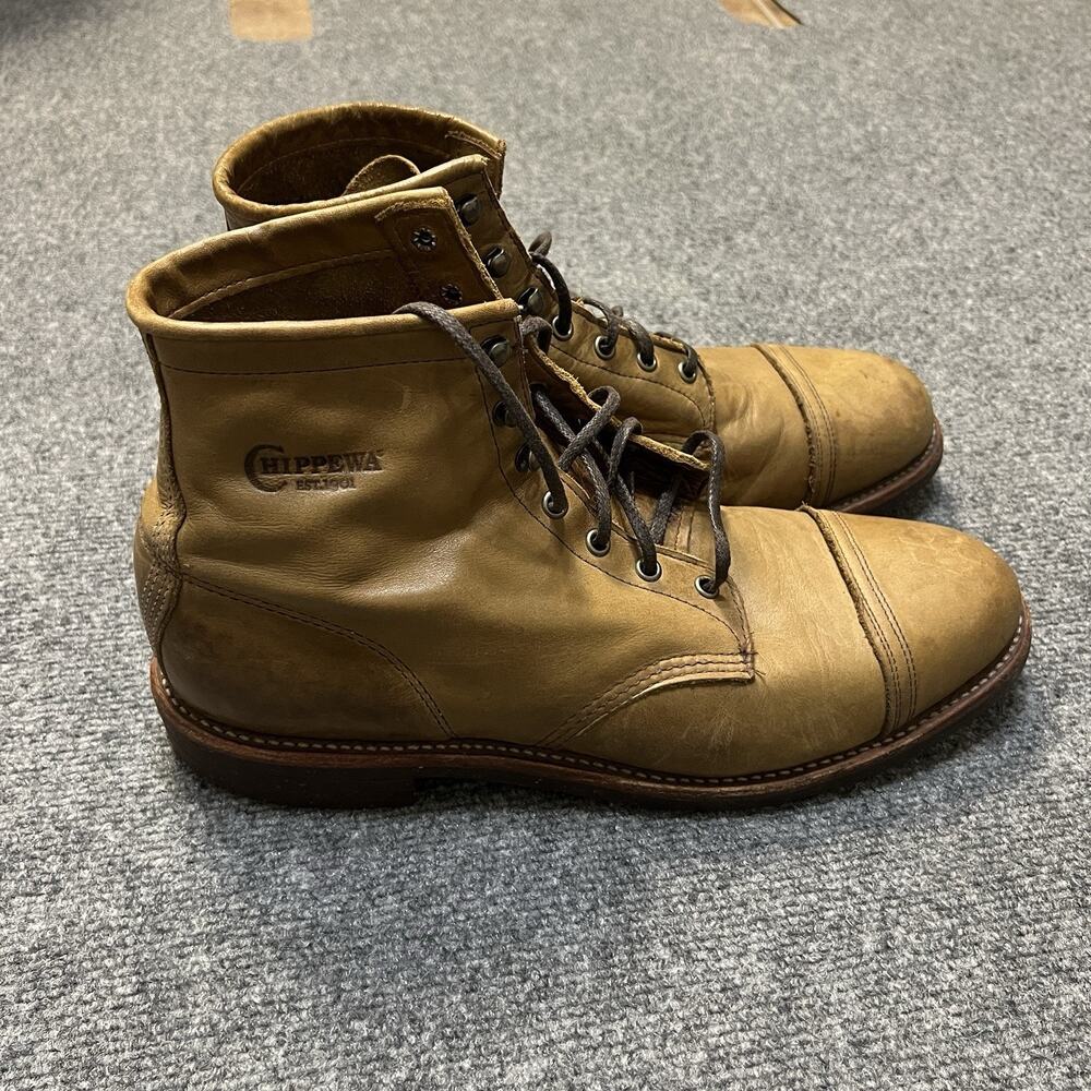 Chippewa 6” Service Boots Size 13D (1901A95) USA Vibram